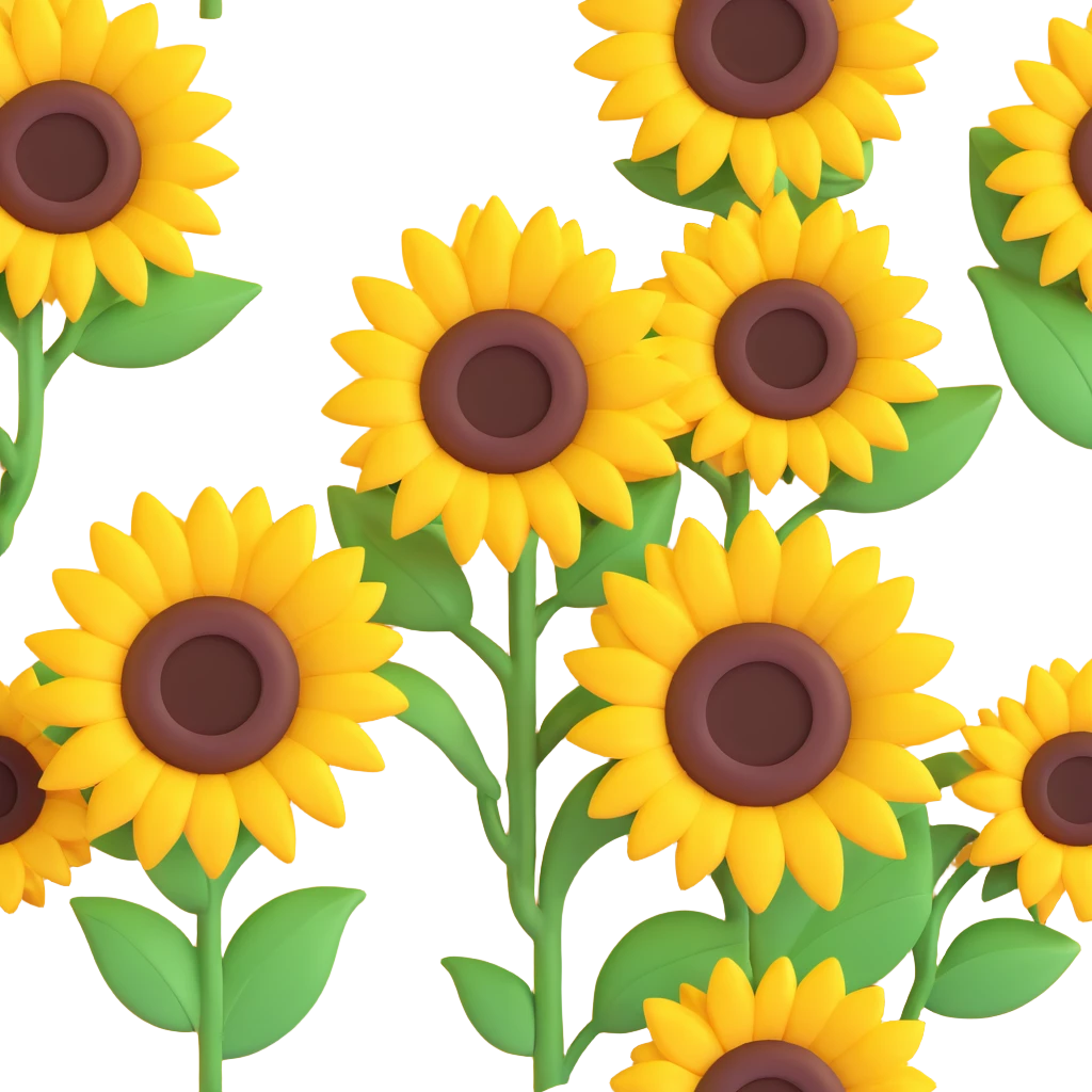 A sunflower emoji emoji