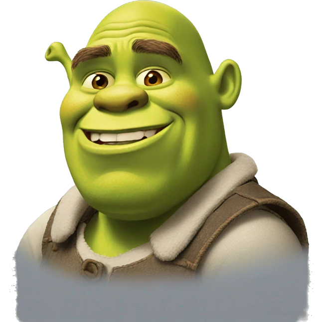 shrek giving cool gesture with his hands emoji