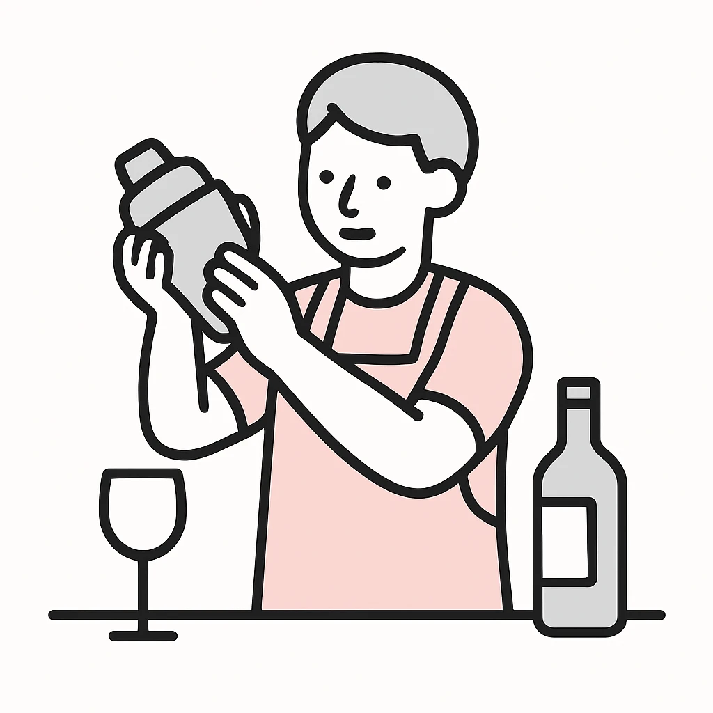bartender mixing drinks emoji