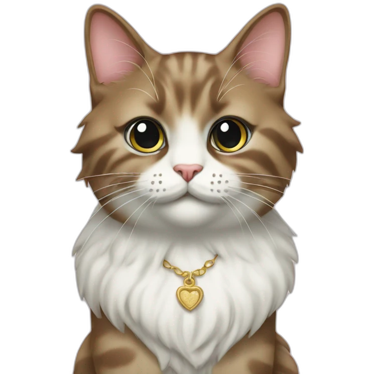 Chantilly-Tiffany cat emoji