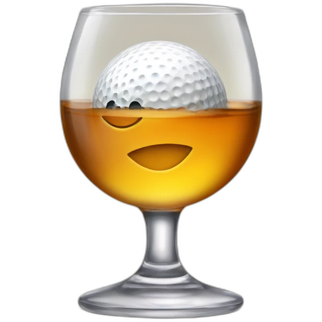 golf-ball-in-whisky-glass emoji