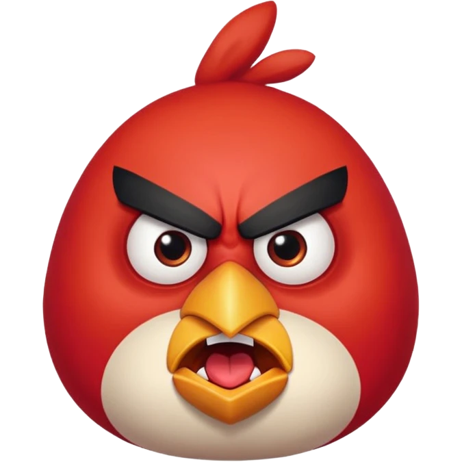 Angry birds red emoji