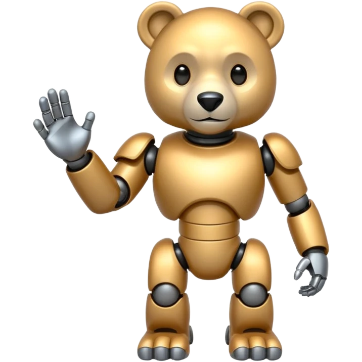 oso robótico emoji