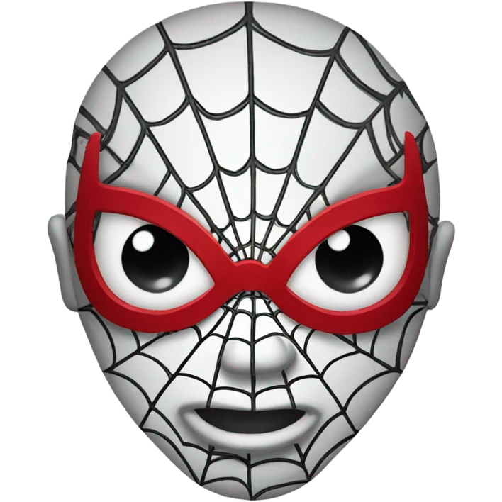 spiderman face emoji