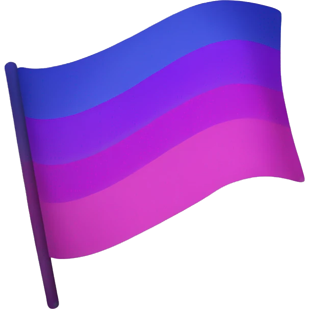 bisexual flag emoji
