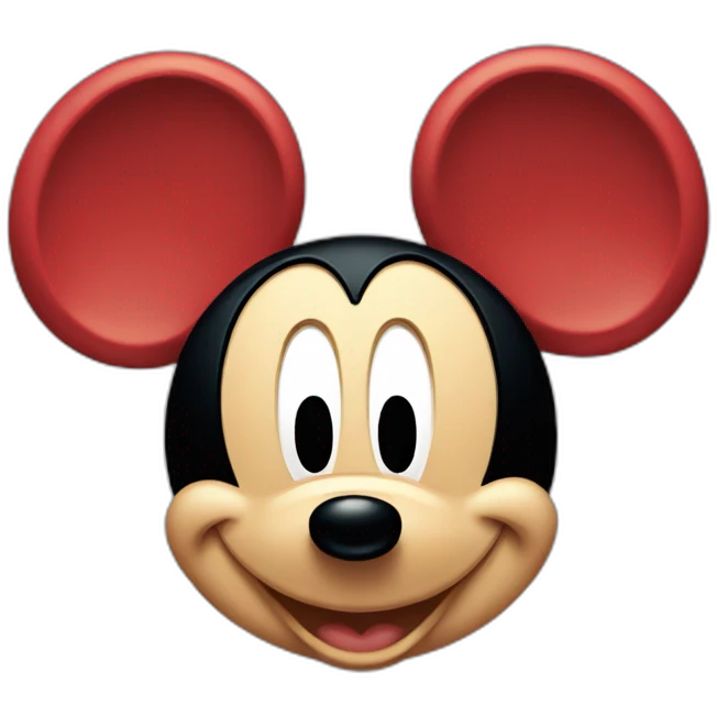 Mickey mouse contemporain emoji
