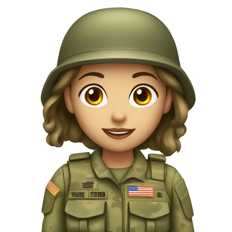 army girl emoji