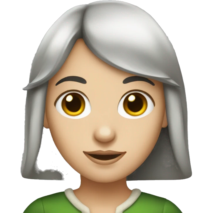 white-woman-with-dark-hair-and-bangs elf emoji