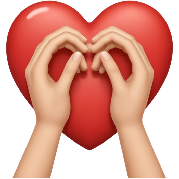 heart hug emoji