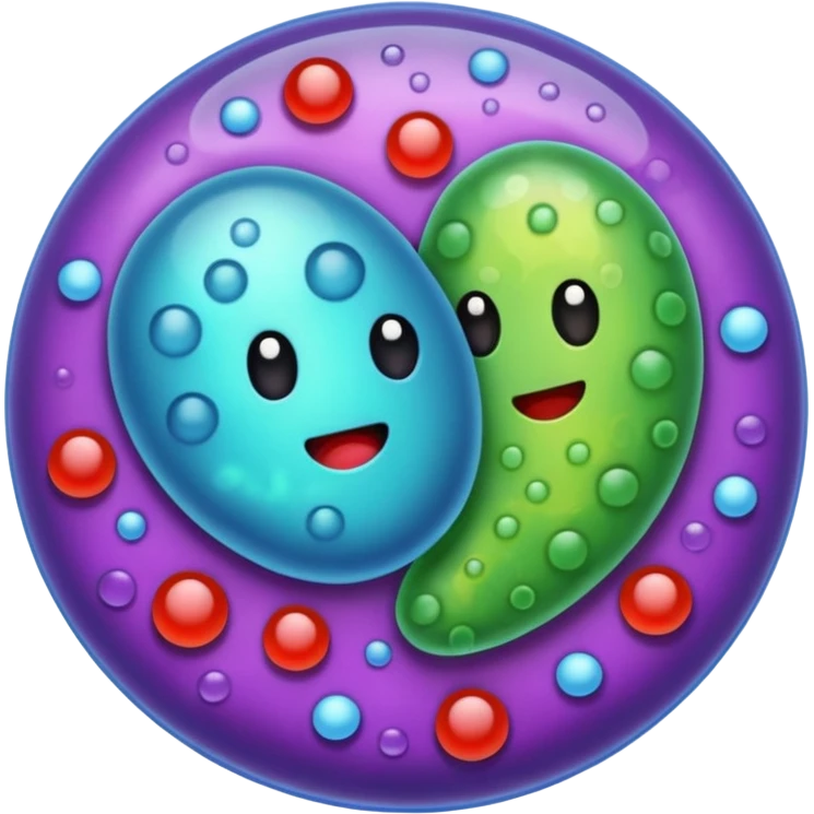 un emoji de dos bacterias emoji