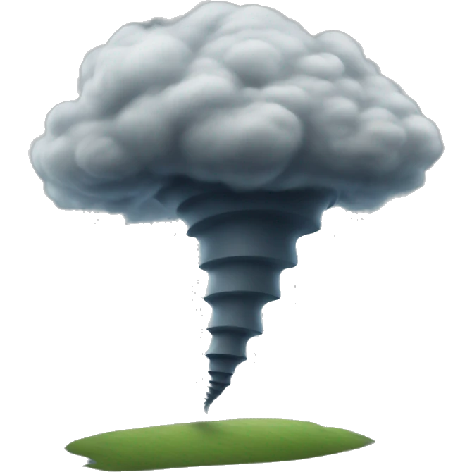 Tornado  emoji