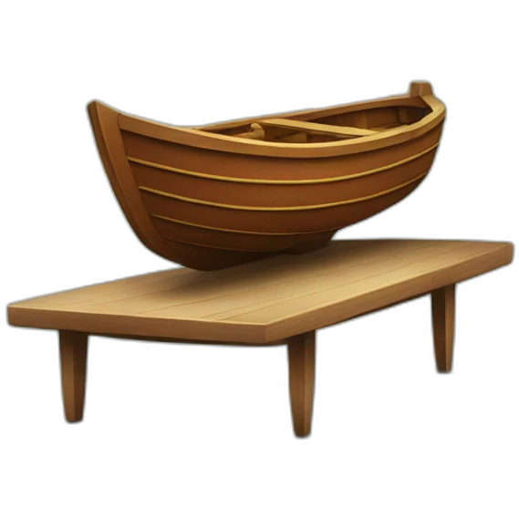 Table bateau emoji