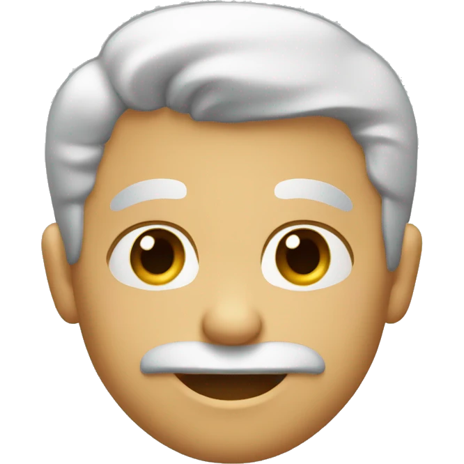 Regular emoji blushing emoji