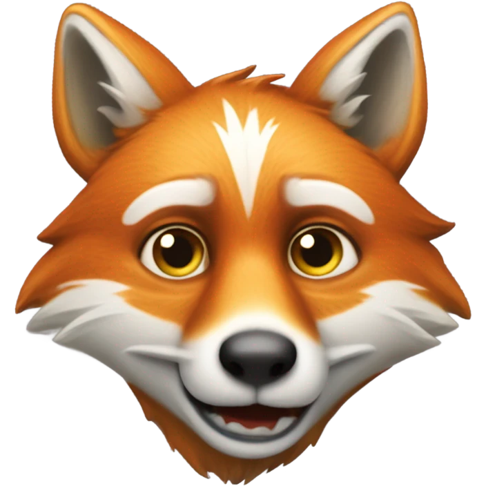 Furry renard qui a faim  emoji