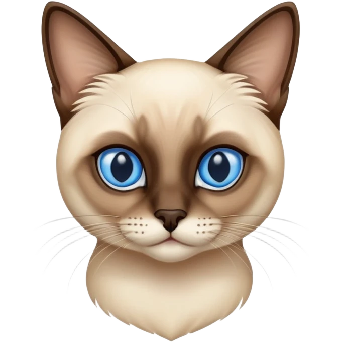 Siamese cat emoji