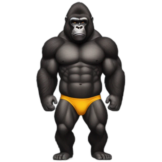 Gorille musculation emoji