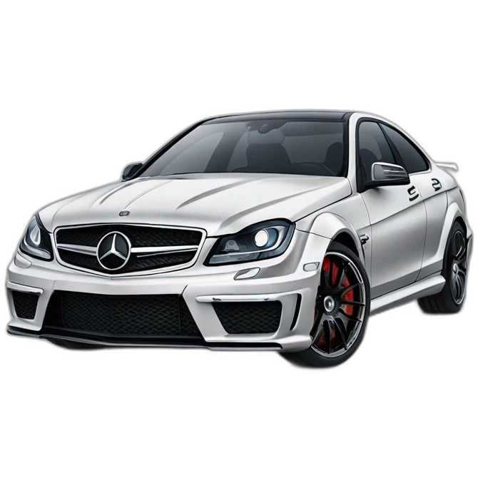 2014 mercedes c63, person emoji