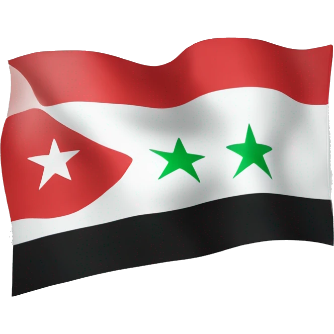Free syria flag emoji