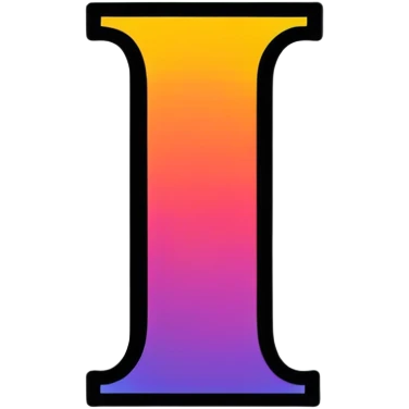 Colorful Gradient Alphabetical Letter “F” emoji