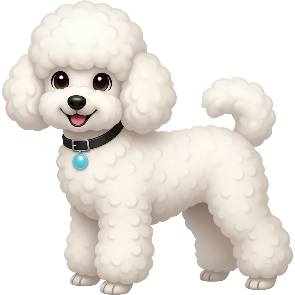 Cotton candy poodle!! emoji