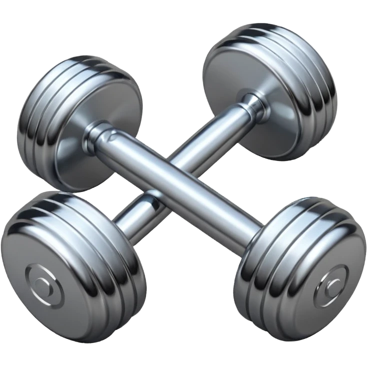 dumbbell with a drop symbol emoji