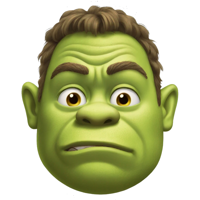 Shrek farting emoji