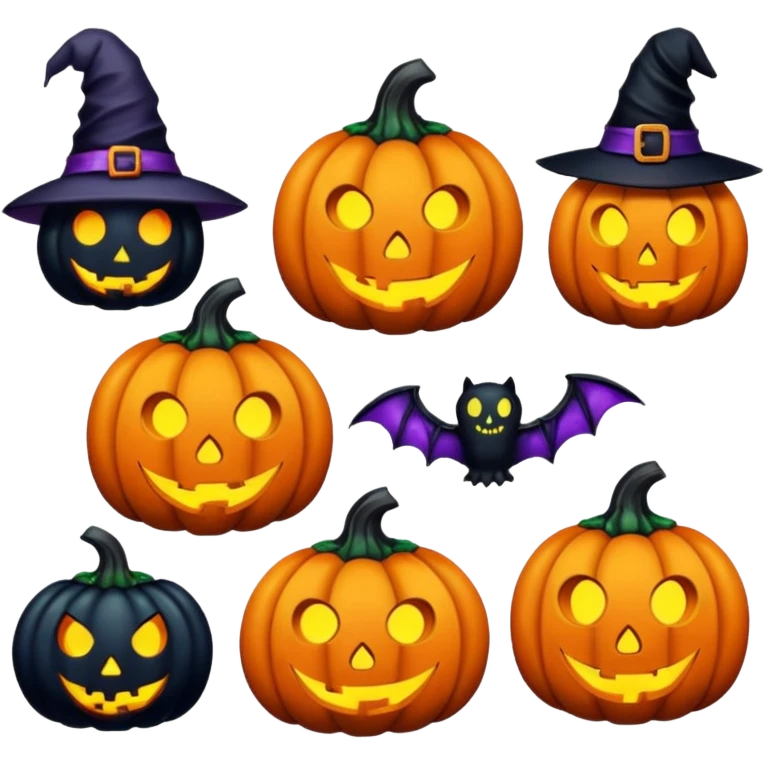Halloween  items  emoji