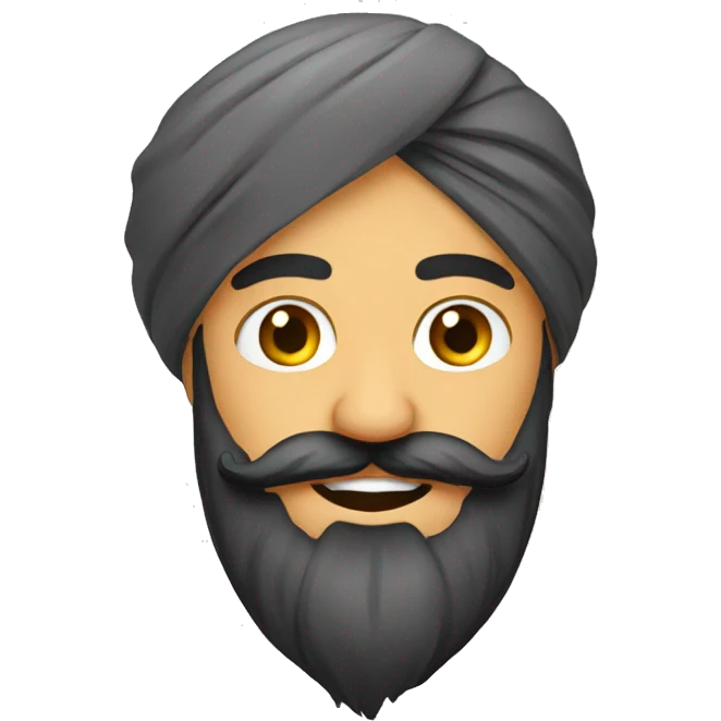sardar with beard  emoji