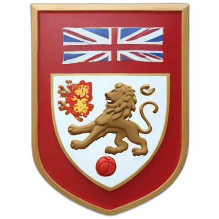 Three lions badge emoji