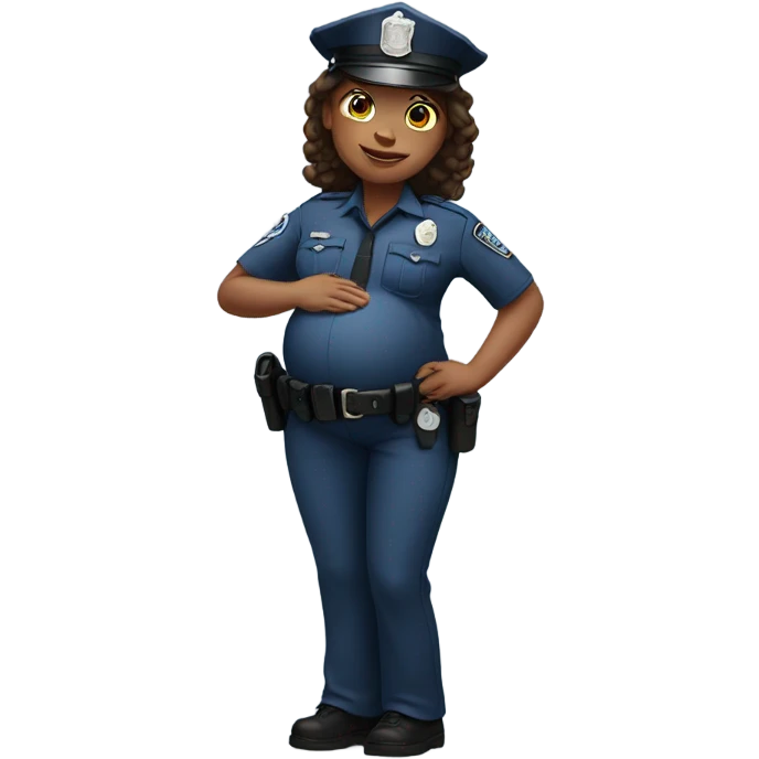 Police officer pregnant pregnant pregnant maternity photos realistic police emoji