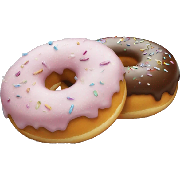 Ice with doughnuts  emoji