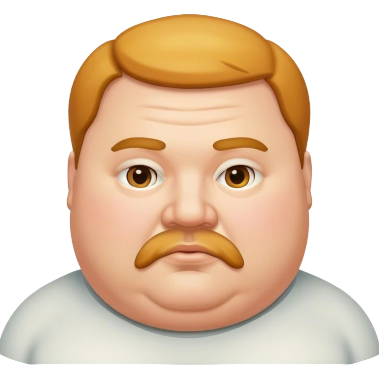 Fat guy emoji