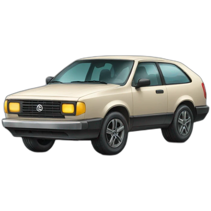 6 wheels car emoji