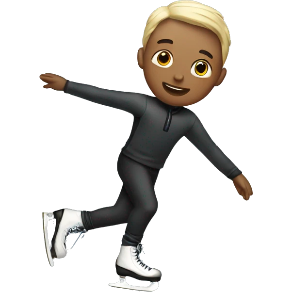 Mâle Figure skating emoji