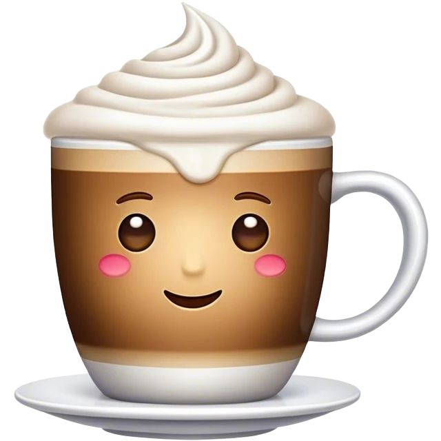 coffee with cold foam  emoji