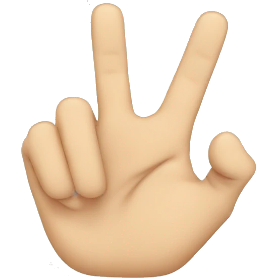 hand sign of muryo kusho emoji