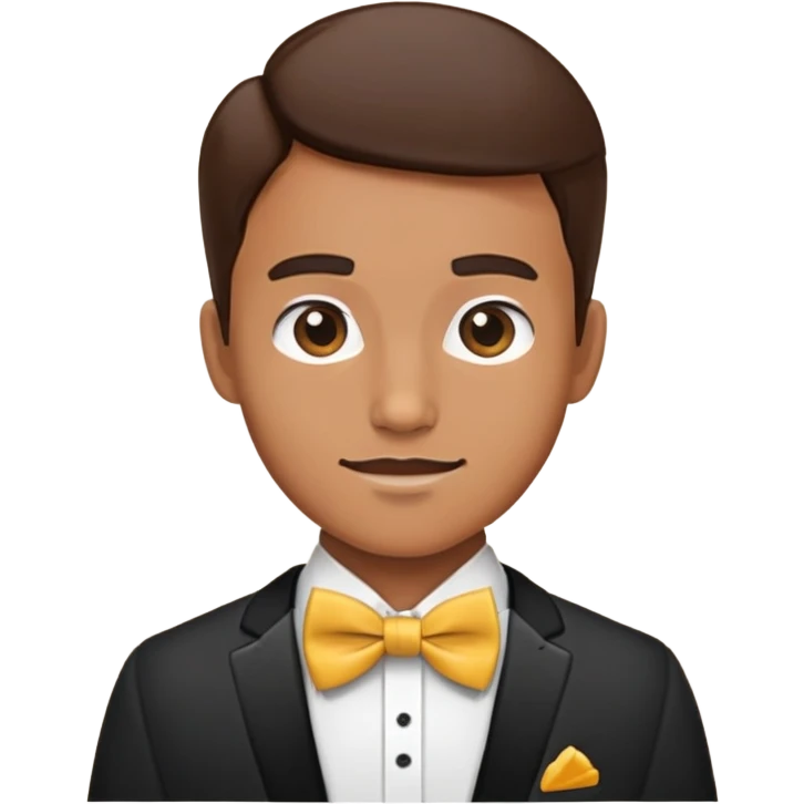 Член с галстуком бабочкой emoji