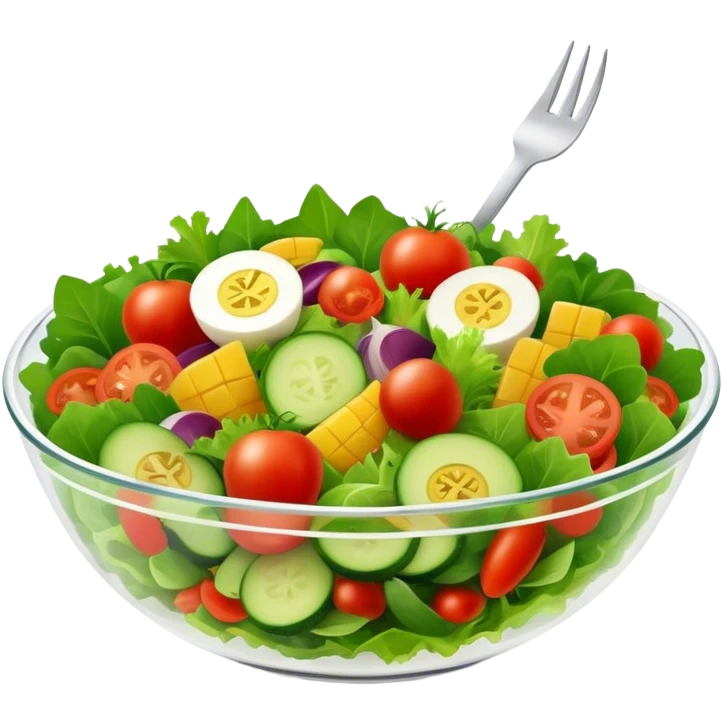 Healthy salad emoji