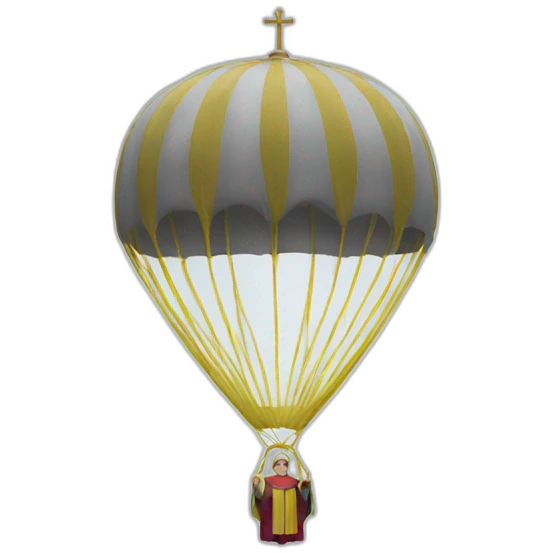 Bishop parachute emoji