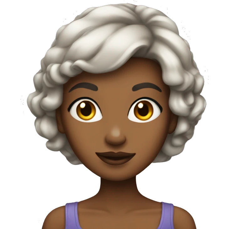 Coquette girl emoji