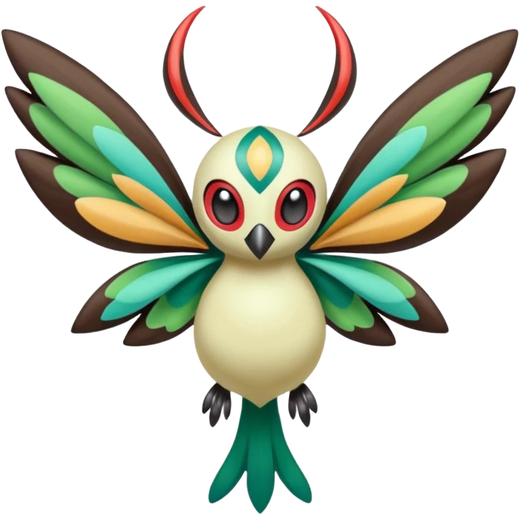 Meloetta-Xatu-Sigilyph-Pokémon-Fakémon-hybrid-fusion-creature emoji