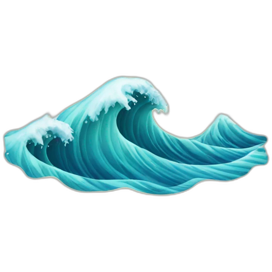 sea wave emoji