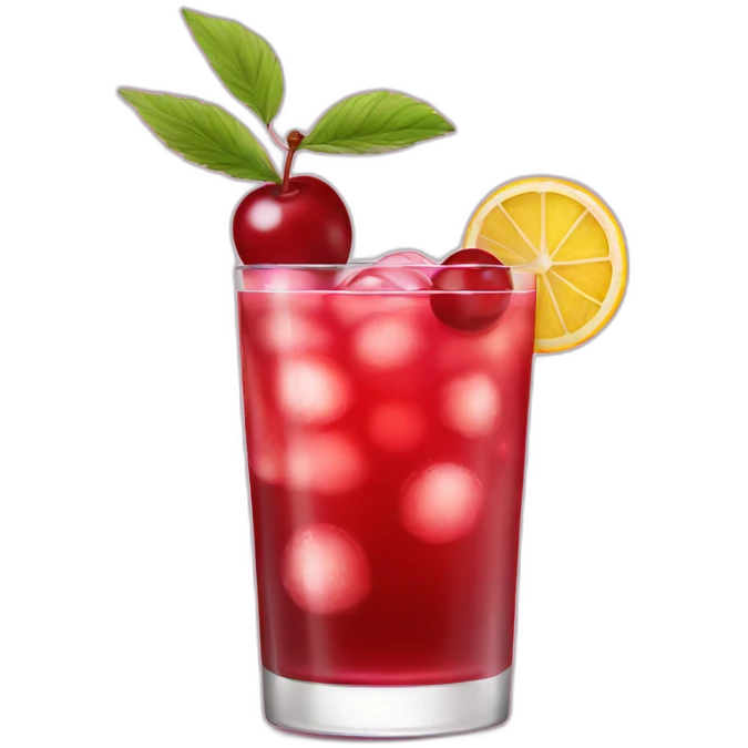 Cherry cocktail emoji
