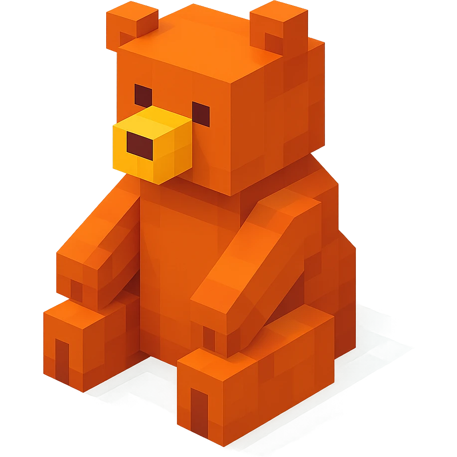 Russian grizzly bear sitting emoji