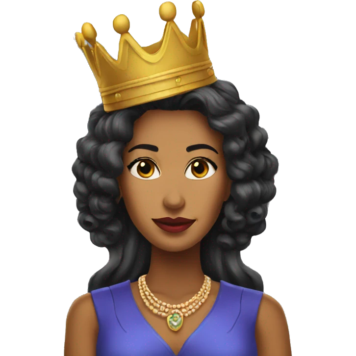 Queen on the tarmac emoji
