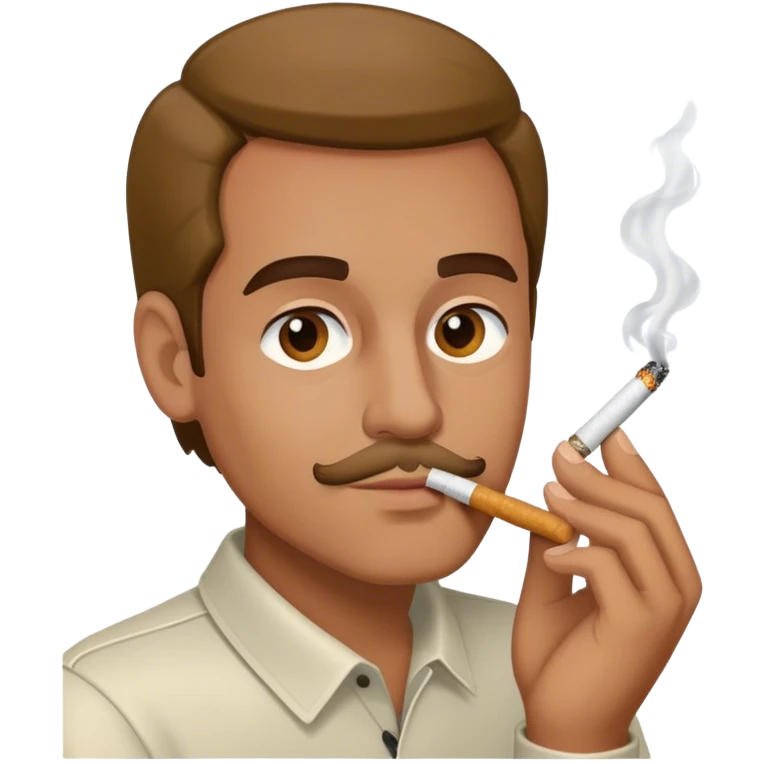 Tony Sopprano with cigarette emoji