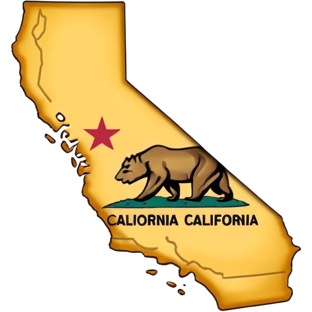 State Shape of California  emoji