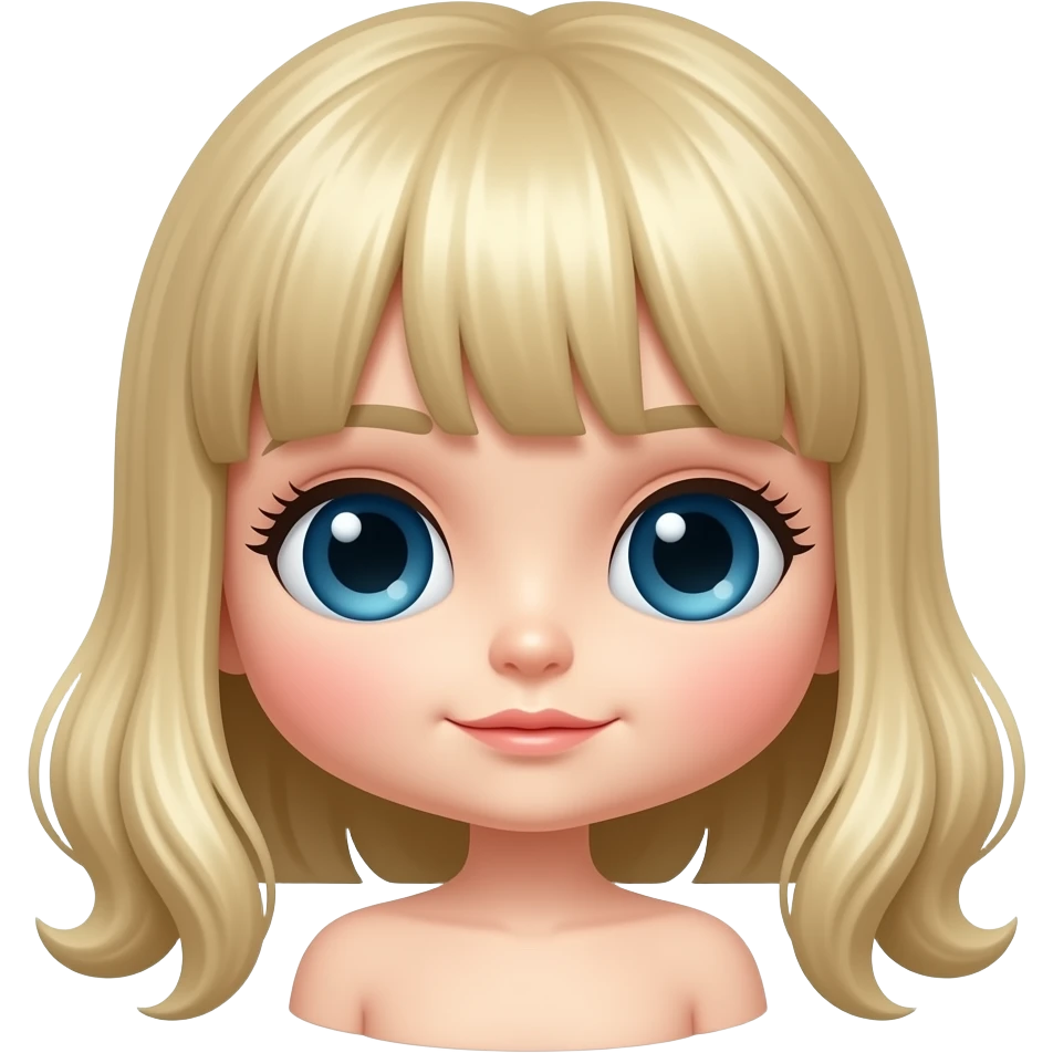 Porcelain doll emoji