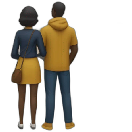 Couple qui s’embrasse devant la statue de la liberté  emoji