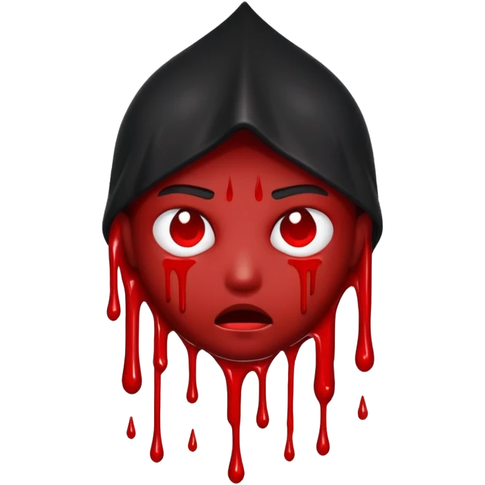 Generate a emoji with a plain white background and all capitalized black colored words  that say BLACK DISCIPLES with the bottom letters very bottoms dripping down like blood that start out black but turn red halfway down the black drips all of them emoji